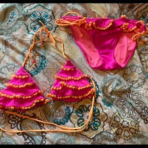 Victoria’s Secret Pom Pom Bikini Set